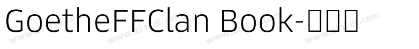 GoetheFFClan Book字体转换